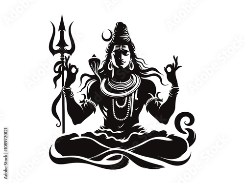 Mahadev vector illustration 