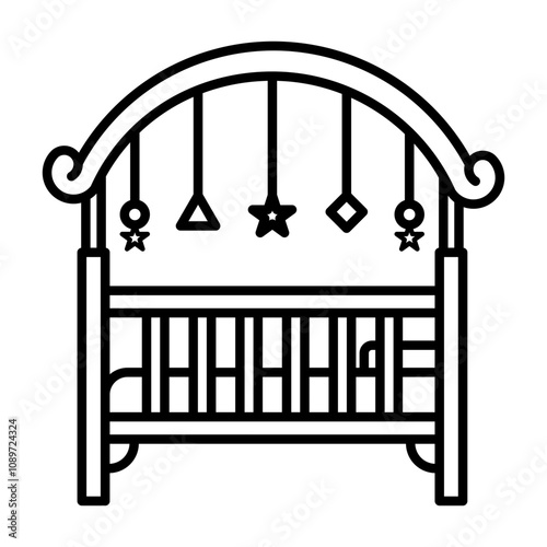 cot icon element for design