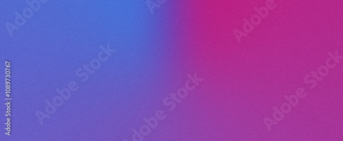 Magenta and blue grainy gradient abstract background
