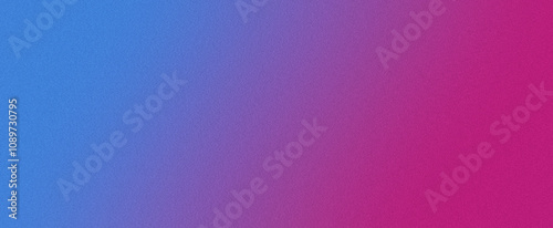 Magenta and blue grainy gradient abstract background