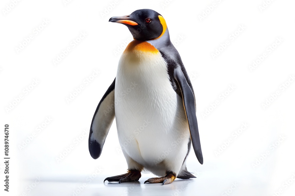Fototapeta premium penguin isolated on white