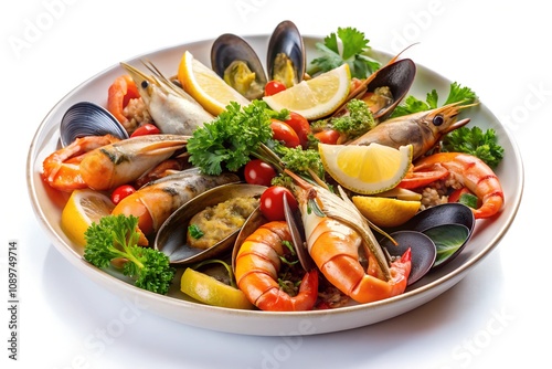 paella with seafood