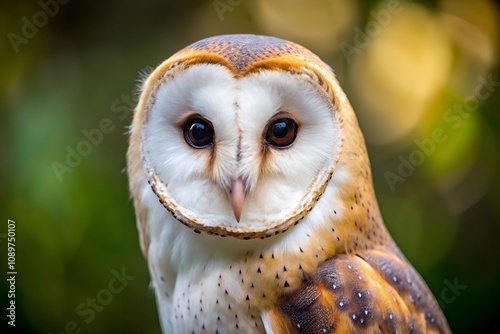 barn owl portrait