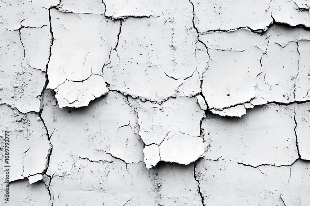 Obraz premium White plaster wall background with natural texture
