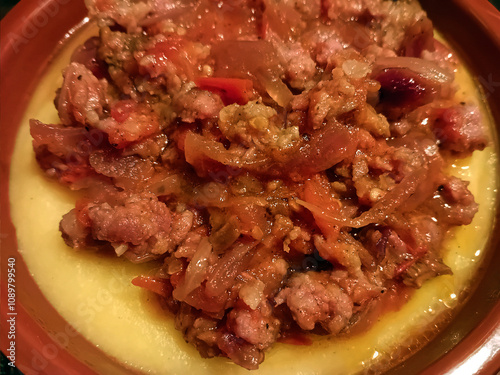 Polenta con nervetti