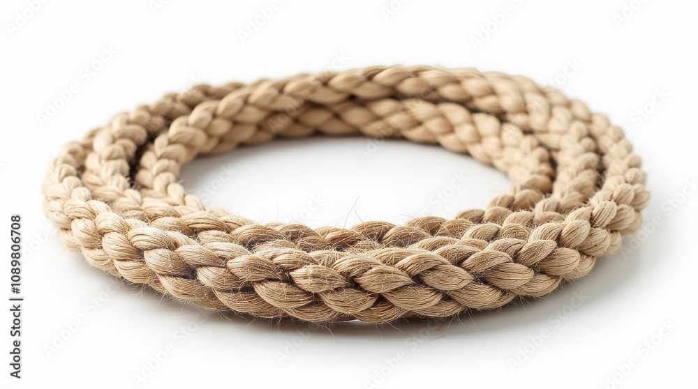 Obraz premium Coiled Hemp Rope