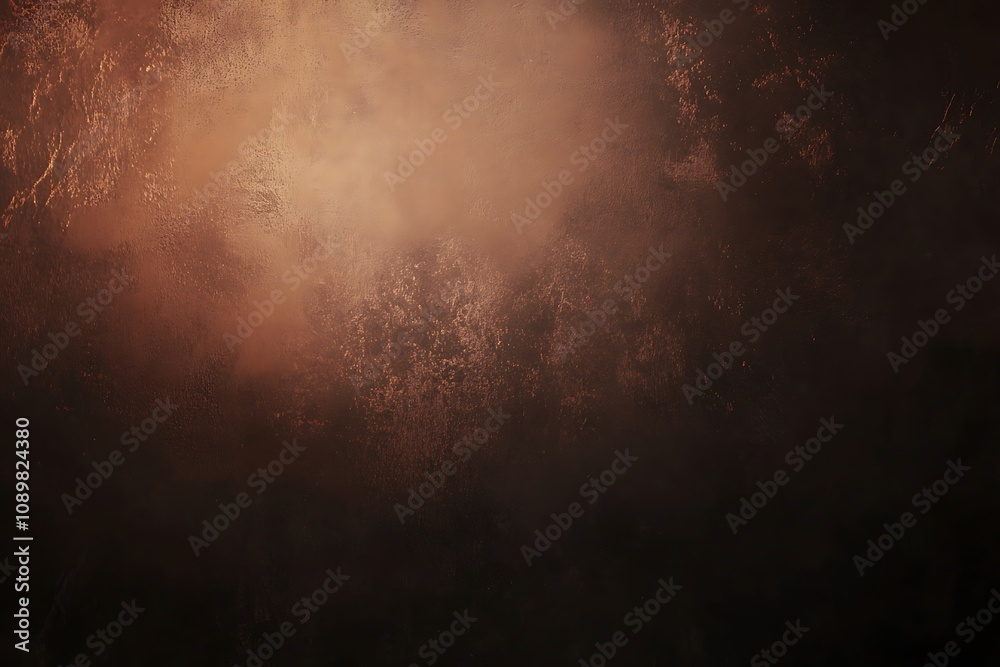 Obraz premium Rich dark brown background with smooth gradient