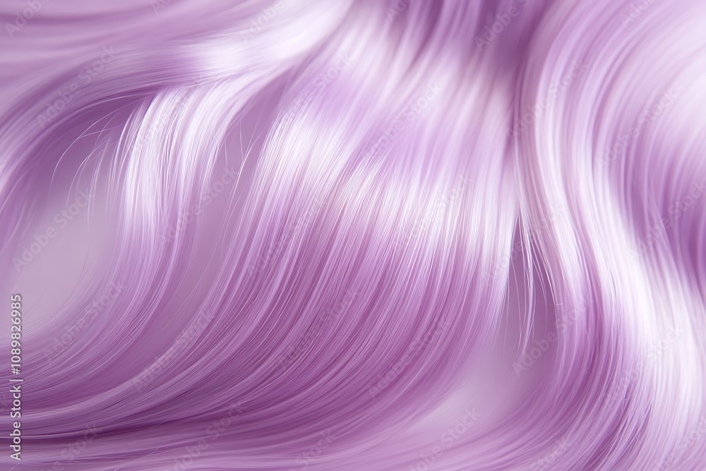 Fototapeta premium Soft lavender gradient with abstract flowing lines for background designs
