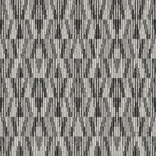 Monochrome Grain Striped Broken Geometric Pattern