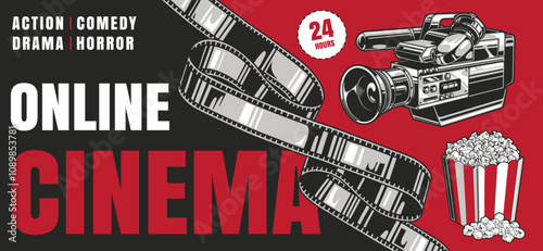 Explore genres via online cinema