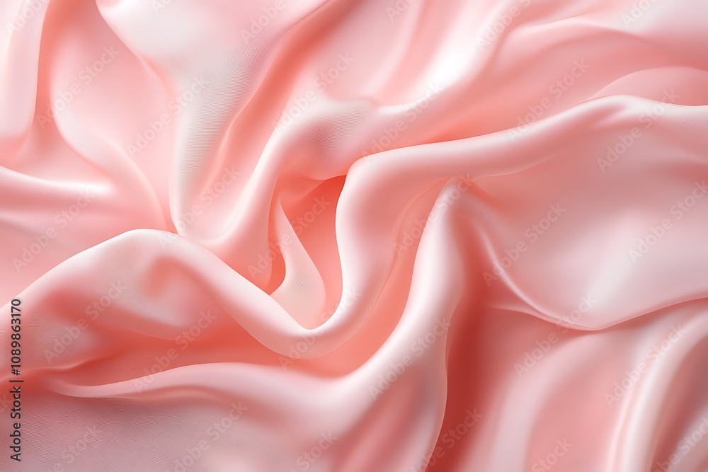 Obraz premium Light pink gradient background with smooth effect