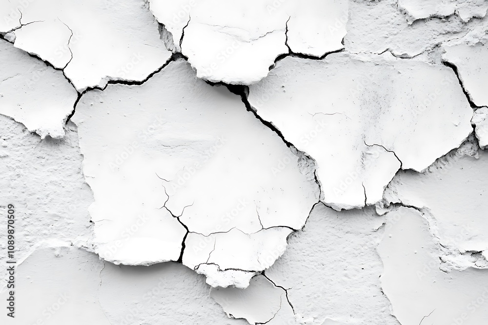 Obraz premium White plaster wall background with natural texture