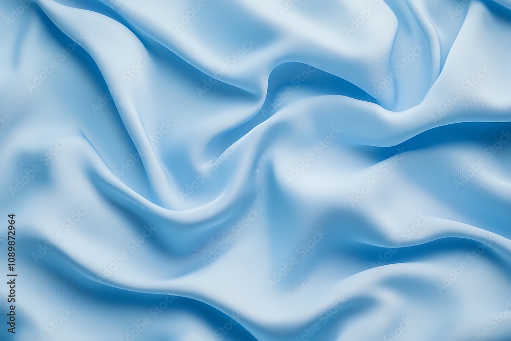 Obraz premium Soft blue background with smooth finish and soft textures