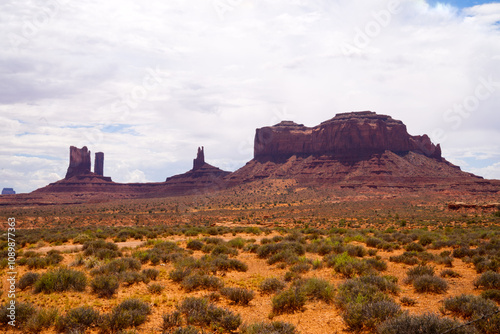 Monument Valley Scenic Towering Desert Landscape  photo