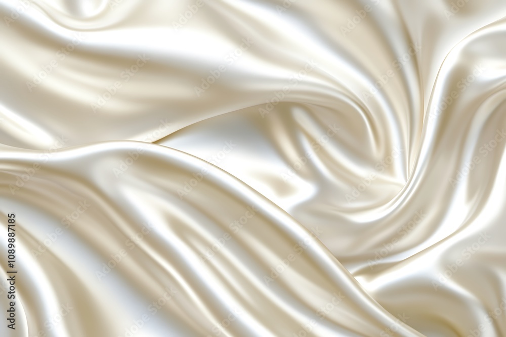 Obraz premium Subtle cream gradient background with smooth shine
