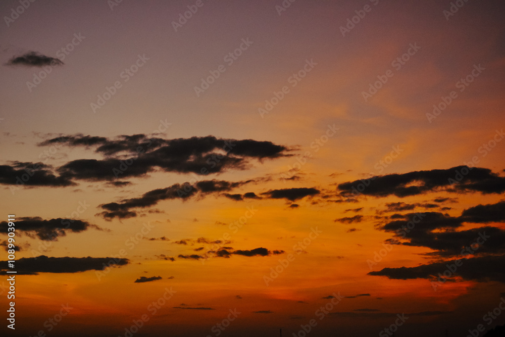 Obraz premium sunset over the sea