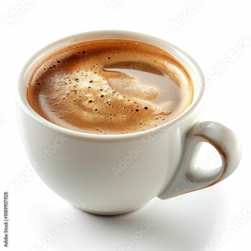 Multiple images of coffee cups against white background.