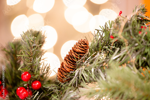 Pine cone in Christmas decorations
