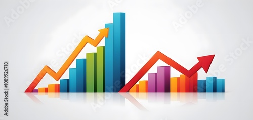 3d geometric box sales chart or successful sales, showing movement, growth and transactions. Free Download 3d geometric box sales chart or successful sales, showing movement, growth and transactions. - GFXLoad