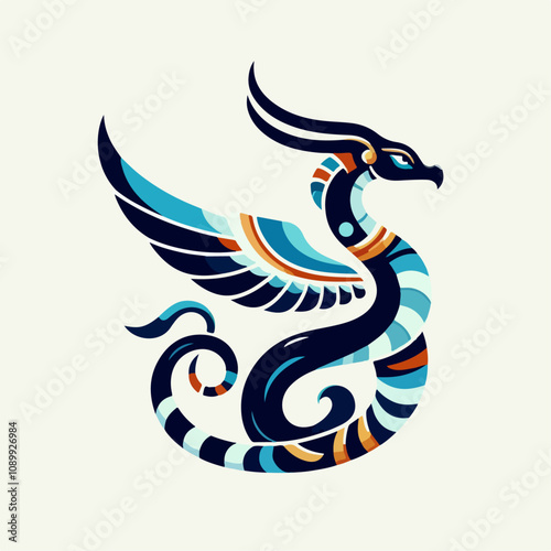 illustration of a dragon, dragon god, dragon tattoo