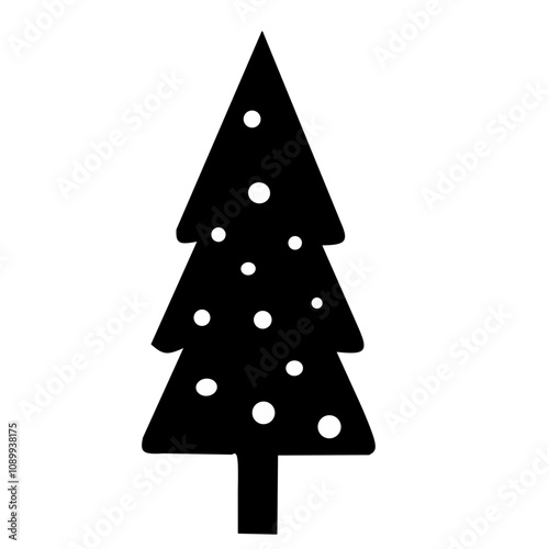 abstract christmas tree
