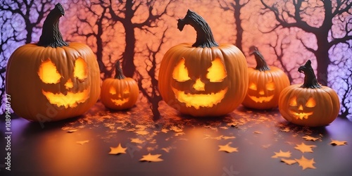 halloween pumpkin and pumpkins