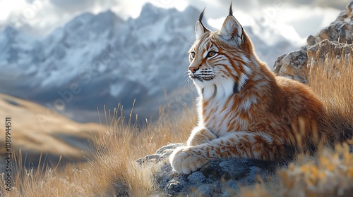 Lynx Looking forward nature scenery wallpaper images photo