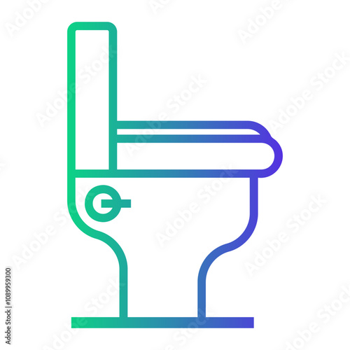 restroom Line Gradient Icon