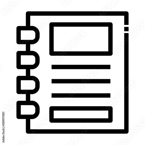 handbook Line Icon