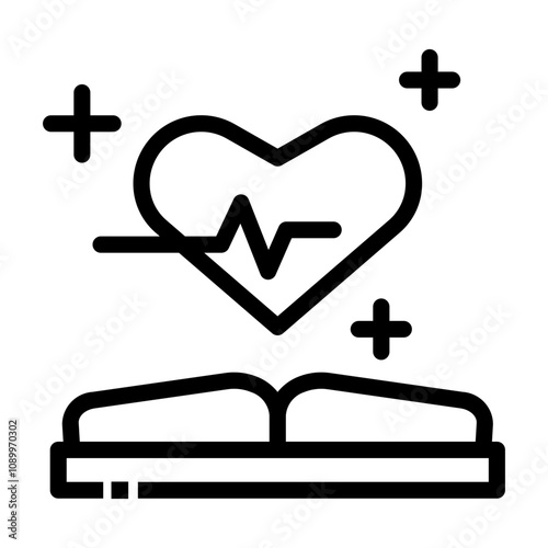 medical handbook Line Icon