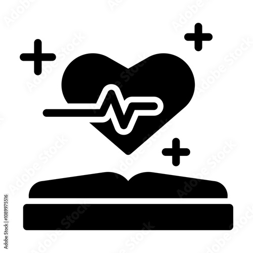 medical handbook Solid icon