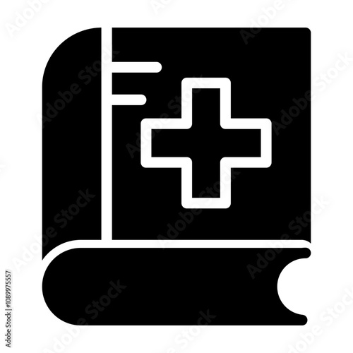 nurse handbook Solid icon