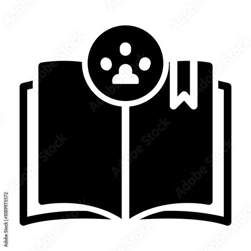pet book Solid icon