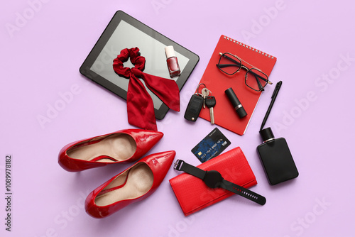 Composition with stylish fe...