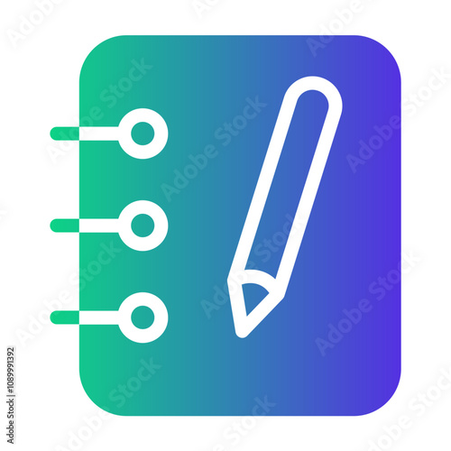 book Gradient icon