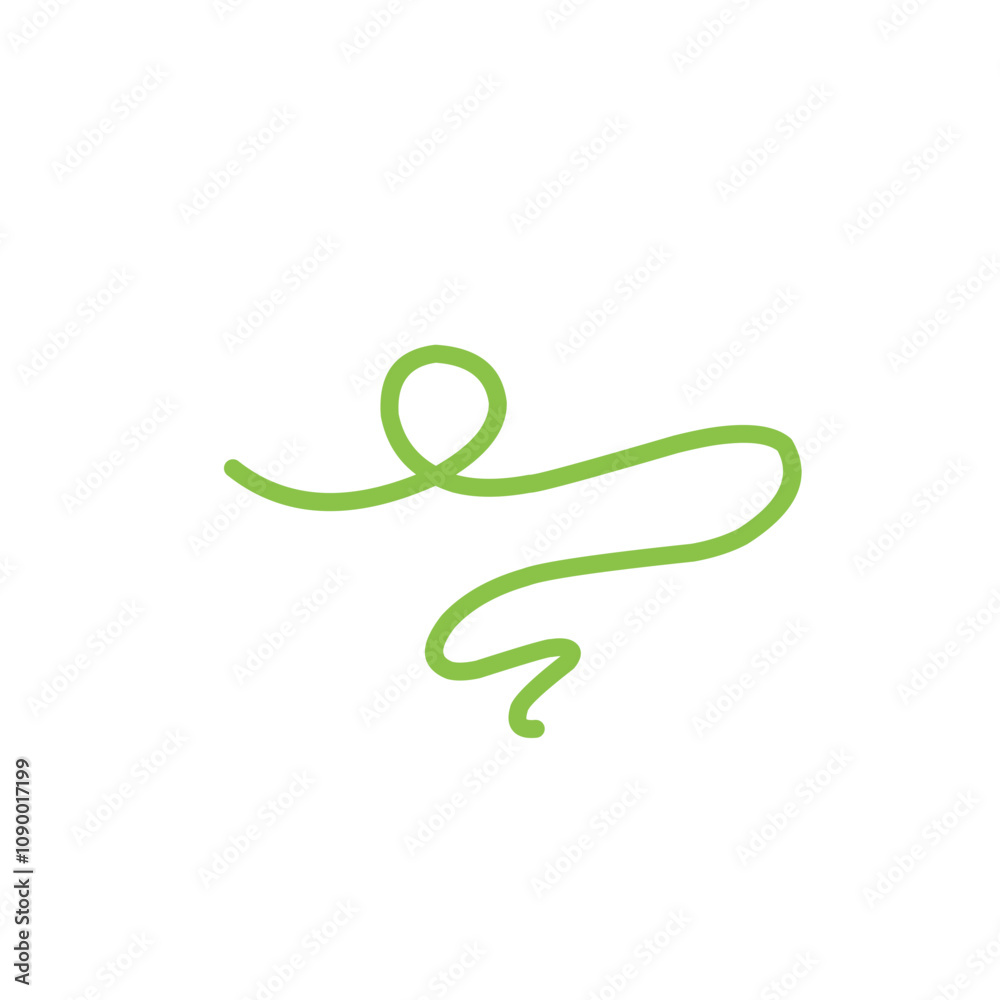 Obraz premium cute line scribble 