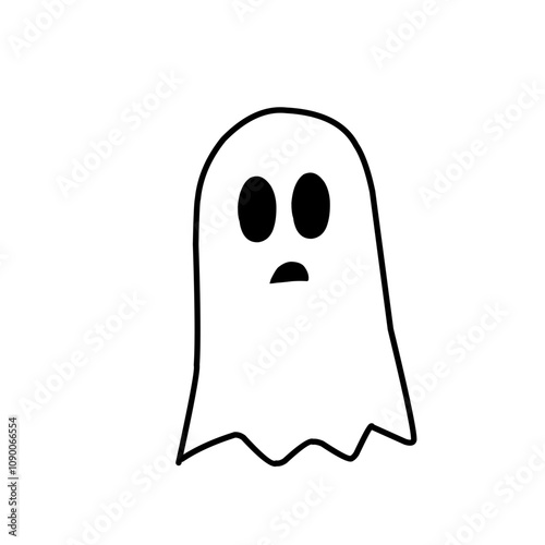 Vector illustration of ghost