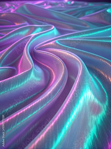 hologram iridescent liquid background