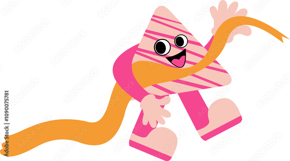 Fototapeta premium Character Shape Illustration