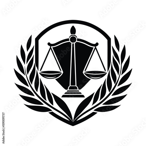 Law Firm Logo Vector Design for Professional and Elegant Legal Branding Projects