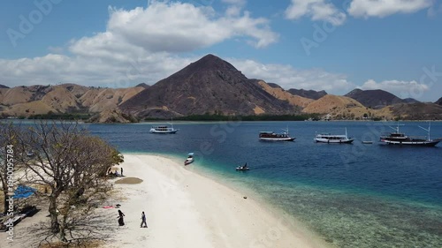 Views of Kelor island on Komodo National park, Indonesia.