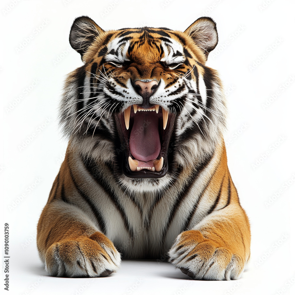 Fototapeta premium Tiger roaring