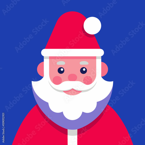 Shanta clause Christmas vector illustration  