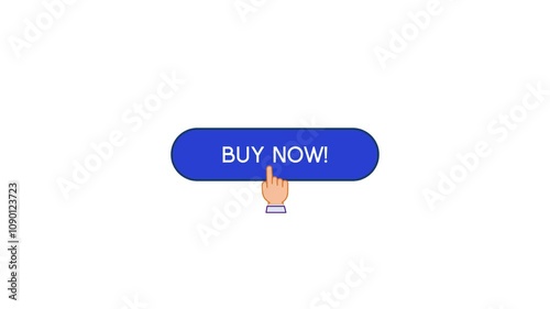 Animated buy now Buttons on white background