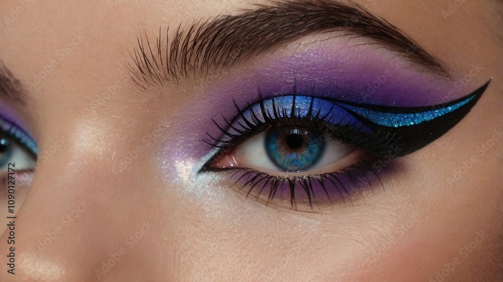 Obraz premium Colorful Eye Makeup