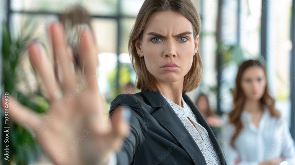 Obraz premium Workplace Harassment Prevention: Implementing anti-harassment policies and offering training programs to ensure a respectful and secure workplace for all employees. 
