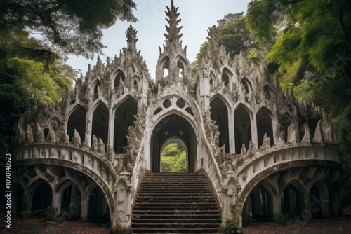 Stunning views of castle interiors and majestic arches capturing historical architecture