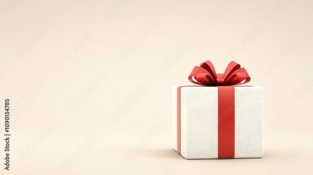 Fototapeta premium Holiday Shopping Made Easy Exclusive Christmas Sale on Gifts Gift selection with exclusive discounts for hasslefree Christmas shopping, 3D render