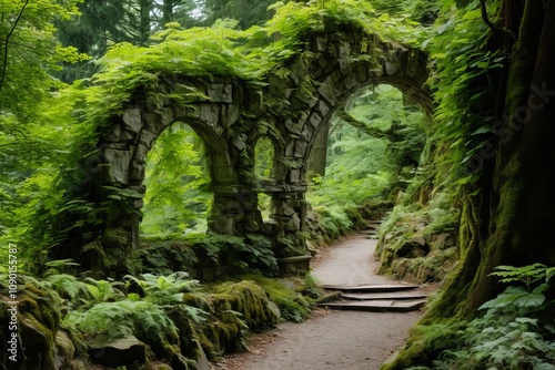 Stunning interior views and intricate architectural arches of the majestic historic castle