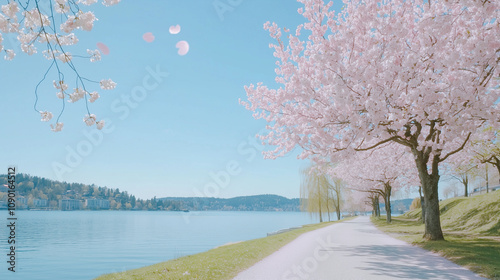 Serene Springtime Stroll: A...